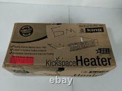 King Electric KT Kick Space Heater Electric Multi-Watt 120 Volt 1500 Watt White