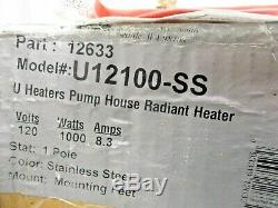King Electric Pump House Heater 120-Volt 1000-Watt Stainless Steel