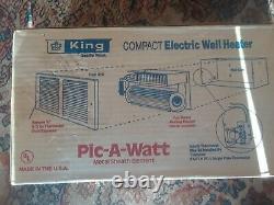 King PAW2422 Selectable 2250 Watt 240 Volt Wall Heater/Blower in White