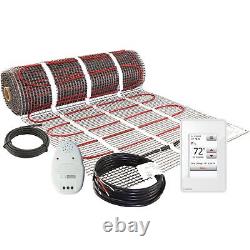 LuxHeat Mat Kit 120v (10-150sqft) Electric Radiant Floor Heating System Tile and