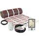 LuxHeat Mat Kit 120v (10-150sqft) Electric Radiant Floor Heating System Tile and