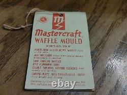 Mastercraft Bersted Fostoria 251 waffle mould iron 575 watts 115 volts
