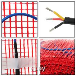 Mat Kit 120v 100 sqft Electric Radiant Floor Heating System Tile with Thermostat