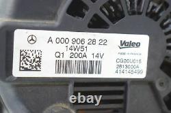 Mercedes C220 CDI S205 Lichtmaschine Generator 14Volt 200A VALEO A0009062822