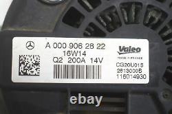 Mercedes E220 CDI W212 Lichtmaschine Generator Lima 14 Volt 200A A0009062822
