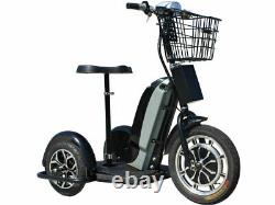 Moto Tec 48 Volt 800 Watt Electric Trike Personal Transporter