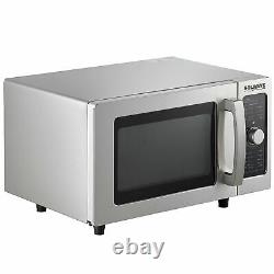 NEW 1000 Watt Stainless Steel Electric Microwave with Dial Control, 120 Volt
