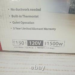 NEW Fahrenheat 1500-Watt 120-Volt Electric Toe Space Heater FTS1500T