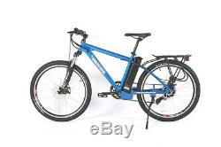 New X-Treme Trail Maker Elite 350 Watt 36 Volt Lithium Electric Bicycle Blue