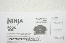 Ninja AG302 Foodi Indoor Grill w Air Fry Black 120 Volt 60 Hertz 1760 Watt