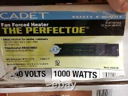 Perfectoe 1000 Watt 240 Volt Fan Forced Under Cabinet Electric Heater Black Best