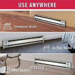 Portable Electric Hydronic Baseboard Clean Heater 1500 Watt 120 Volt Any Room