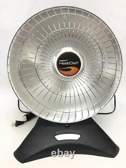 Presto Heat Dish Parabolic Electric Heater 07922 120 Volt 1000 Watt