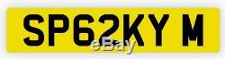 Private number plate Sparky Electrician Electric Builder Volts Watts SP62 KYM