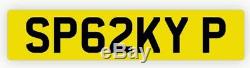 Private number plate Sparky Electrician Electric Builder Volts Watts SP62 KYP