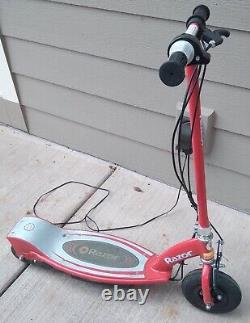 Razor E175 Red Motorized 24 Volt 100 Watts Rechargeable Electric Scooter Working