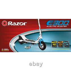Razor E300 24 Volt Electric 250-Watt Motorized Scooter-White/Blue-13113610