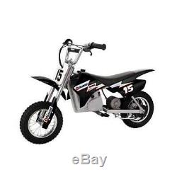 Razor MX400 24 Volt 350 Watt Dirt Rocket Electric Motorcycle Bike, Black (Used)