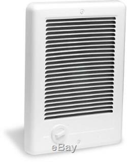 Recessed Electric Wall Heater 120-Volt Fan-Forced Unvented Warmer 1000-Watt