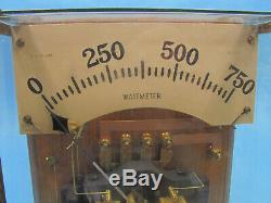 Scientific instrument watt volt meter electrical James Biddle Hartmann Braun
