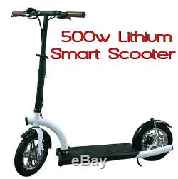 Smart Urban 500watt 36volt Lithium Electric Scooter. Brushless rear hub motor