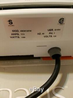 Stelpro ASOA1501W 1500 Watt 120 Volt White OASIS Bathroom Fan Heater With Integr
