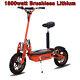 Super 1800 watt Lithium Brushless 48v 50a Electric Scooter, worlds fastest 40mph