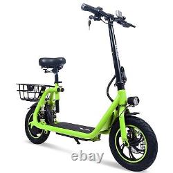 Upgraded Electric Scooter for Adults Scooter with Seat E-scooter with Suspension