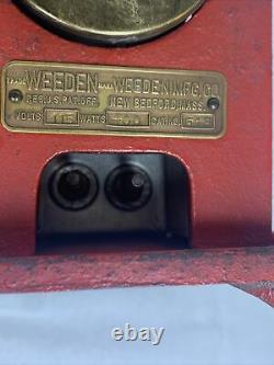 Vintage Weeden No. 648 Toy Electric Steam Engine 400 Watt 115 Volt USA