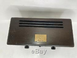 Vintage Western Electric 100f Loud Speaker 105-125 Volts -0.4 Amps 50 Watts