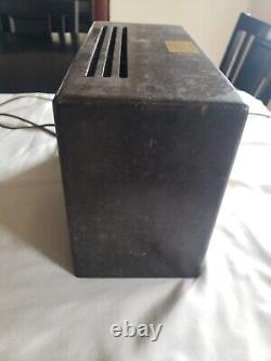 Vintage Western Electric 100f Loud Speaker 105-125 Volts -0.4 Amps 50 Watts DC O
