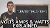 Volts Amps And Watts Explained