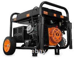 WEN DF1100T 11,000-Watt 120V/240V Dual Fuel Portable Generator with Wheel Kit