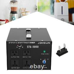 Watt Step Up Down 110V? 220V Electric Power Voltage Converter Transformer 5000W