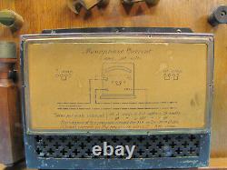 Watt volt meter electrical James Biddle Hartmann Braun scientific instrument