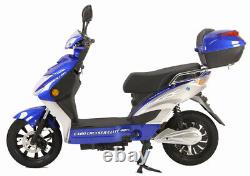 X-Treme Cabo Cruiser Elite 48 Volt Electric Cruiser Bicycle Scooter Blue NEW