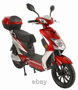 X-Treme Cabo Cruiser Elite 48 Volt Electric Cruiser Bicycle Scooter Burgundy NEW